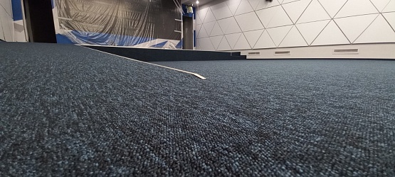 Укладка ковролина -400м2